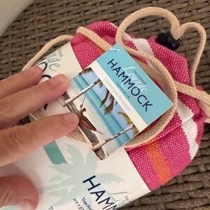 - Pink Striped Portable